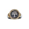 Anillo Arbol de la Vida-Plata y Oro-Sin Piedra-AN5840 sinpiedra