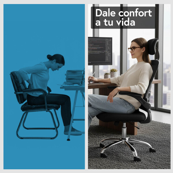 Silla De Escritorio Ergonomica Con Apoya Brazos Ajustables Oficina Ejecutiva Imback Silla De Escritorio Ergonomica Con Apoya Brazos Ajustables Oficina Ejecutiva Imback