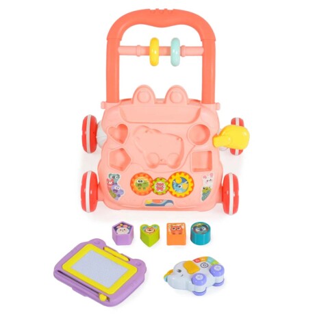 Caminador Andador de Bebé Musical Juegos Actividades Huanger Rosa
