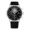 Reloj Tommy Hilfiger para hombre de acero inoxidable y cuero negro 1710605 Reloj Tommy Hilfiger Para Hombre De Acero Inoxidable Y Cuero Negro 1710605