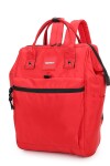 Mochila boca de pez multicierres Rojo