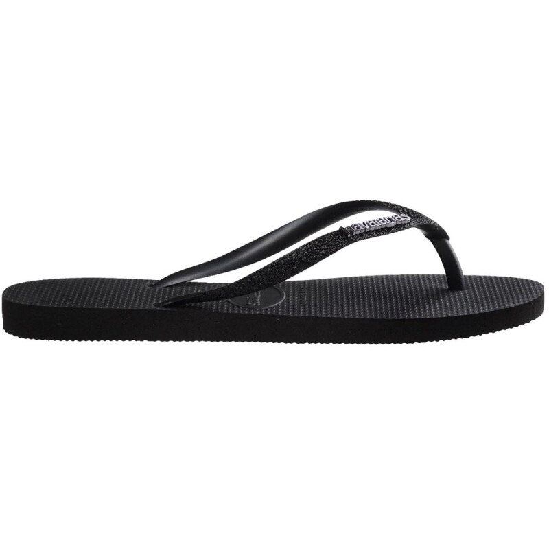 Sandalias Havaianas Slim Glitter Ii Mujer Negro/negro