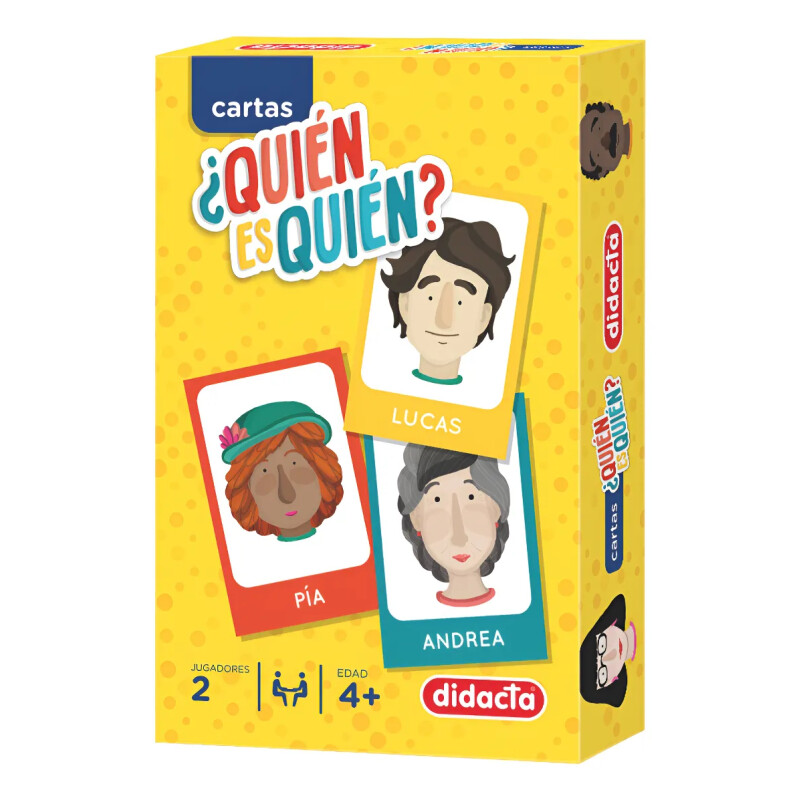 Juego de Mesa Quién Es Quién Cartas Didacta Juego de Mesa Quién Es Quién Cartas Didacta