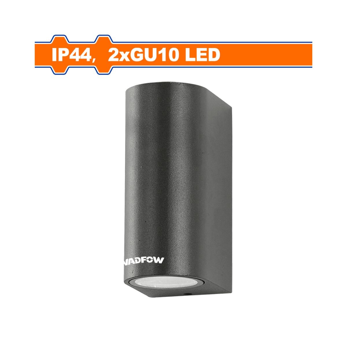 Foco Ext/int Led De Pared Doble Ip44 Wadfow