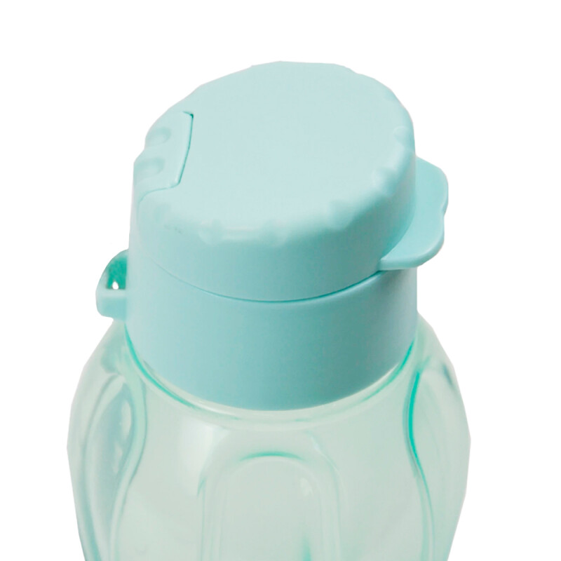 Botella caramañola plástica con tapón 800 ml VERDE