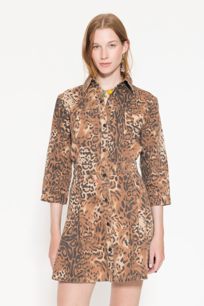 VESTIDO ANIMAL Leopardo