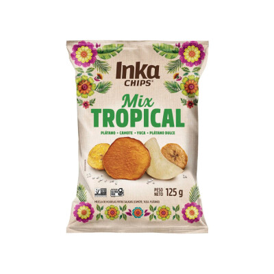 Chips De Vegetales Tropical Con Sal Inka Chips 125g Inka Chips Tropical 125g
