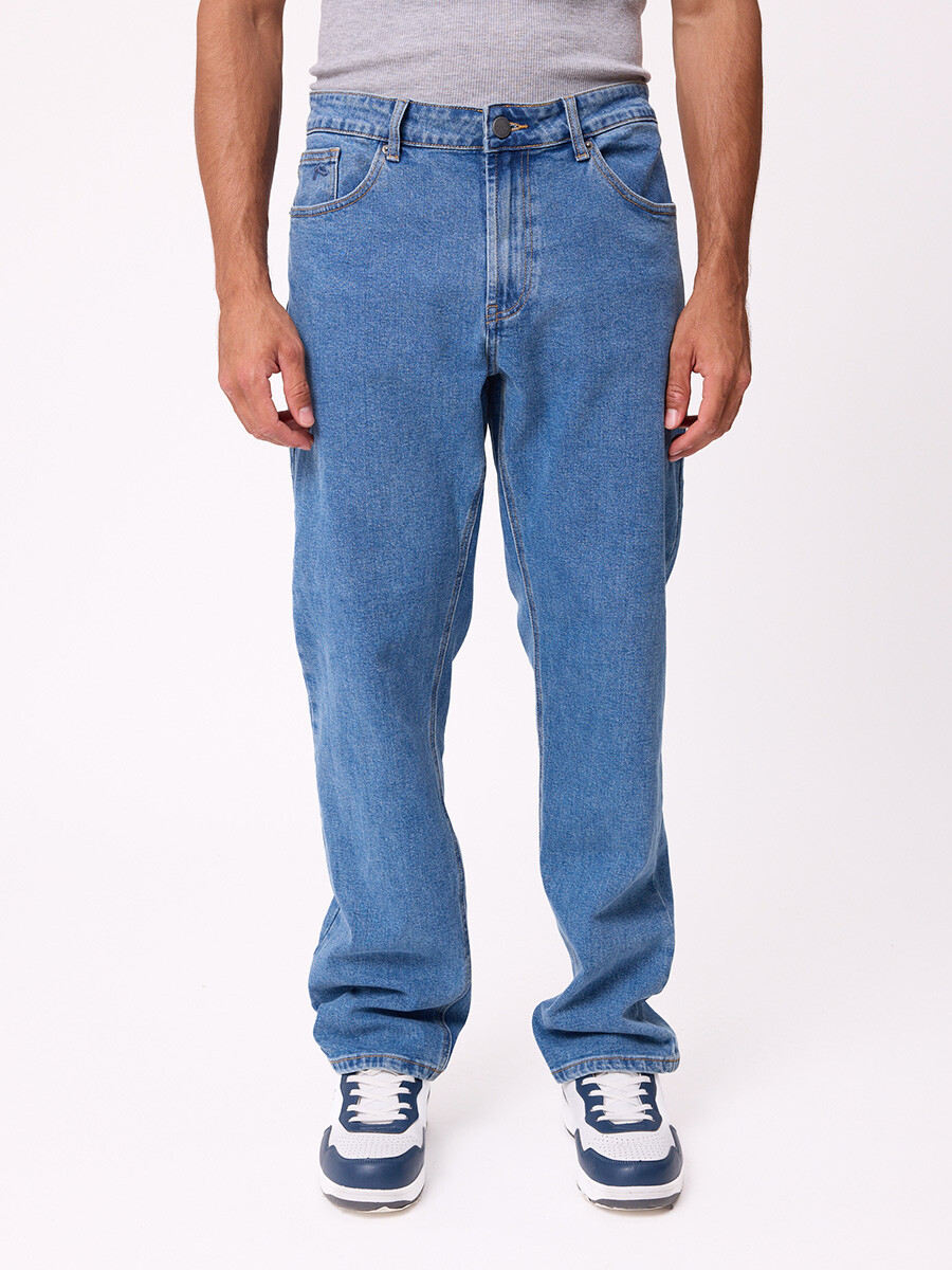 JEAN TECHI W26 RUSTY - Azul Medio 