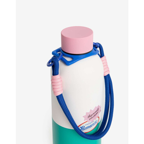 Botella Metálica Estampada Combinacion Multicolor