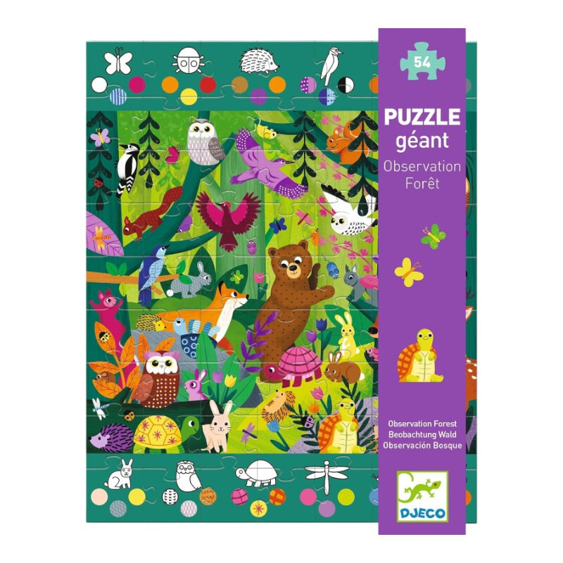Puzzle Gigante Bosque Djeco Puzzle Gigante Bosque Djeco