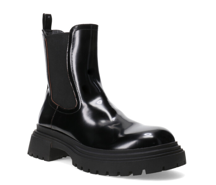 Bota HARPERS tipo chelsea con elasticos laterales Black