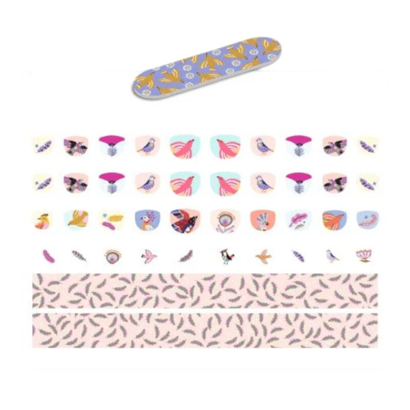 Stickers Decorativos Uñas Djeco Niñas Stickers Decorativos Uñas Djeco Niñas