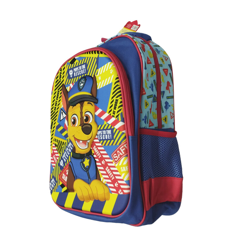 Mochila Infantil Disney Paw Patrol Azul - Rojo - Amarillo