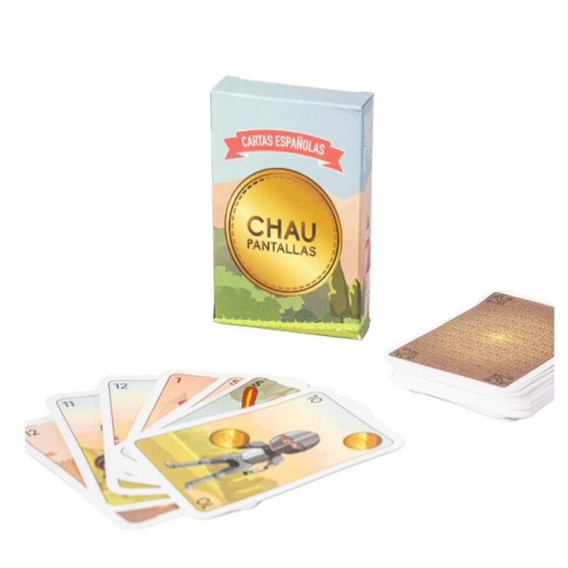 JUEGO DE CARTAS ESPAÑOLAS CHAU PANTALLA JUEGO DE CARTAS ESPAÑOLAS CHAU PANTALLA
