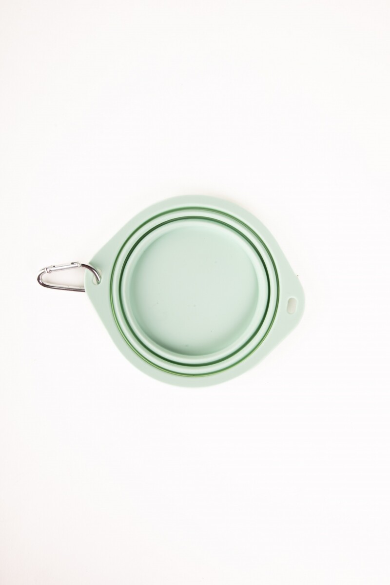 PLATO CHICO PLEGABLE DE SILICONA PARA PERRO VARIOS
