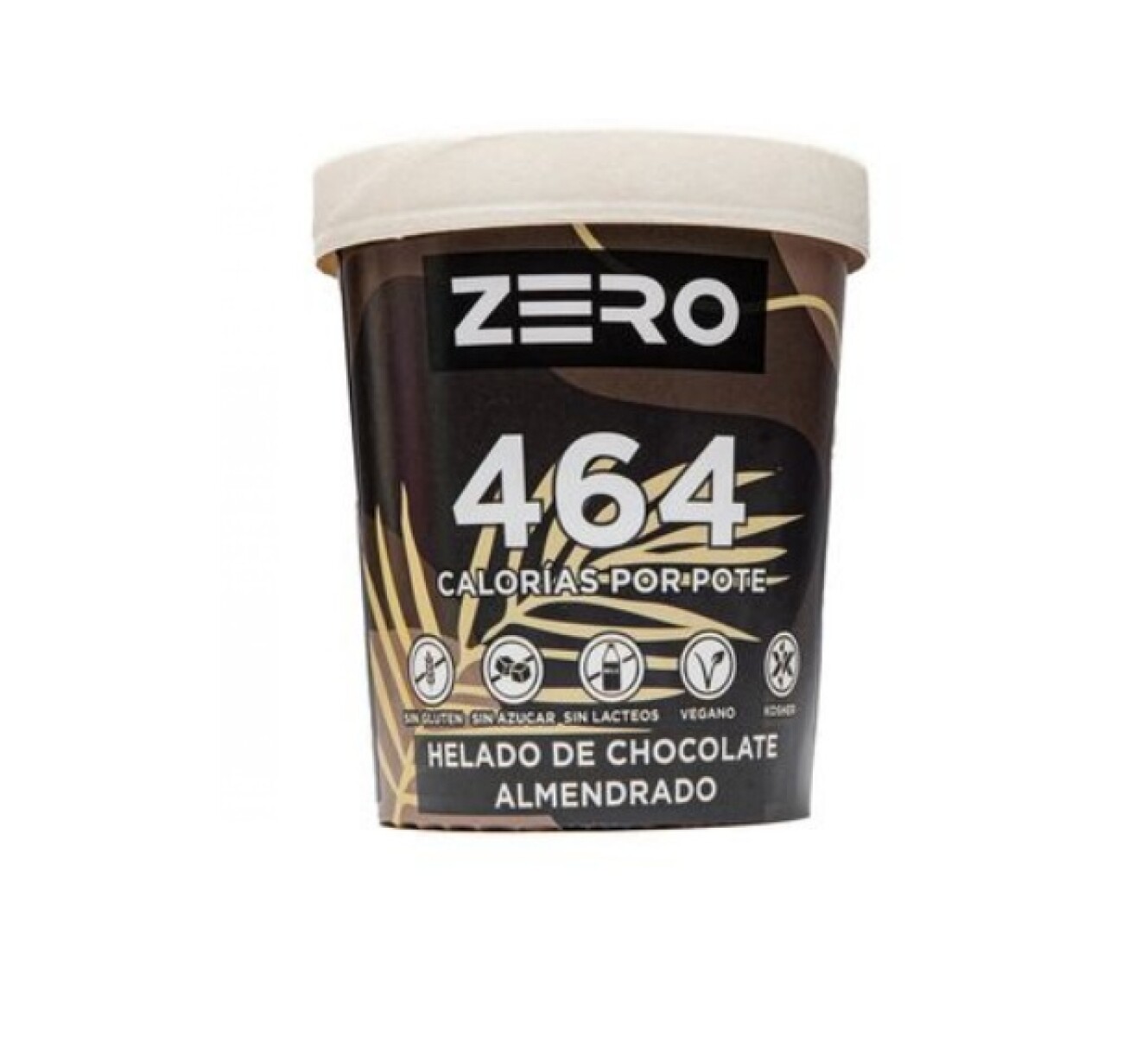 Helado Zero choco almendras 480 ml 