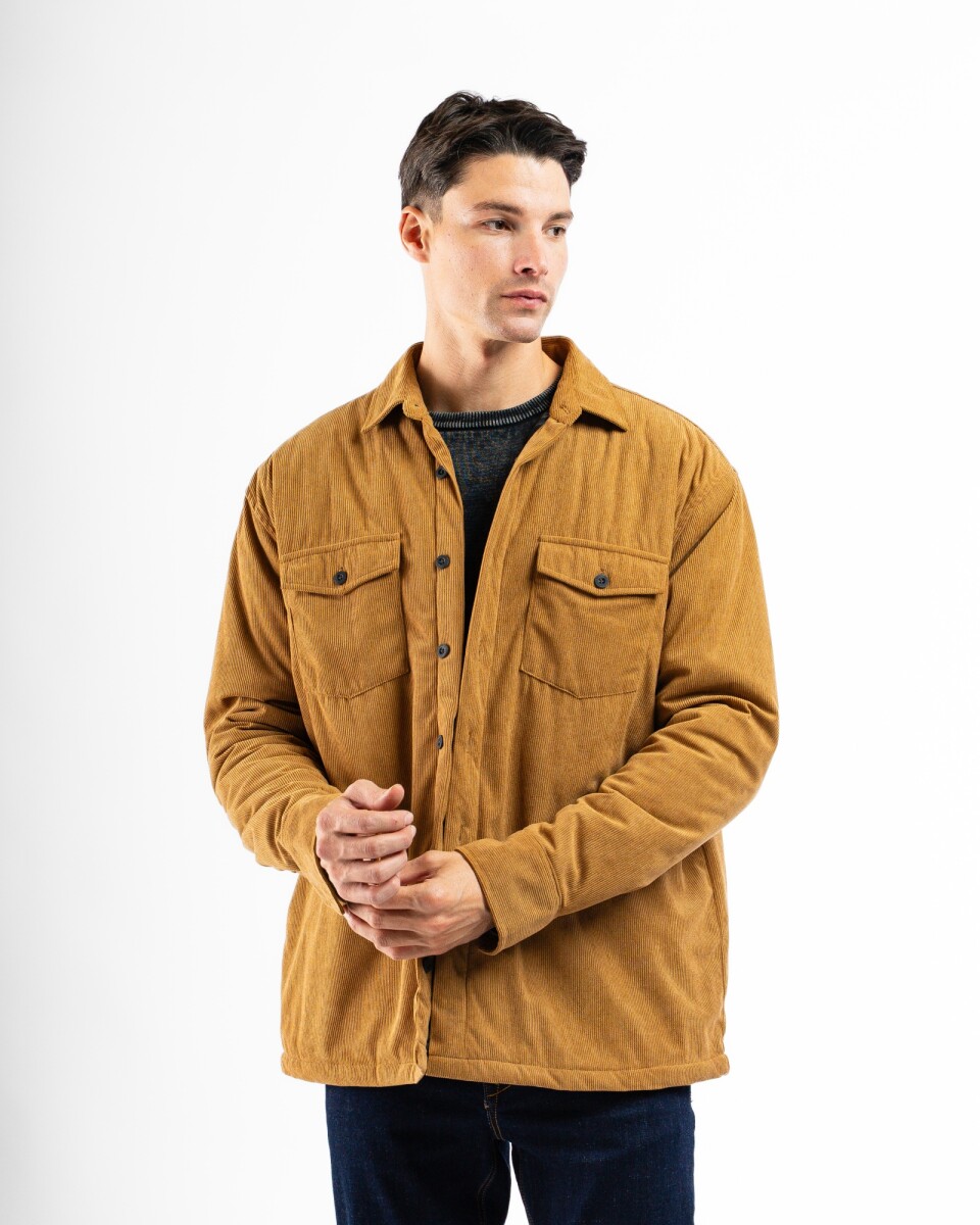 Sobre Camisa Pana Dublin - Camel 