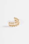 Earcuff perlas dorado
