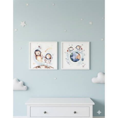 Cuadro Canva 543055-02 30X30CM Astronauta 001