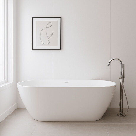 BAÑERA DE 180X80X60 BLANCO BRILLO INCLUYE DESAGUE BLANCO