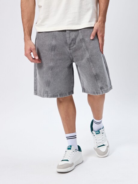 BERMUDA DENIM LINEA JEAN GRIS