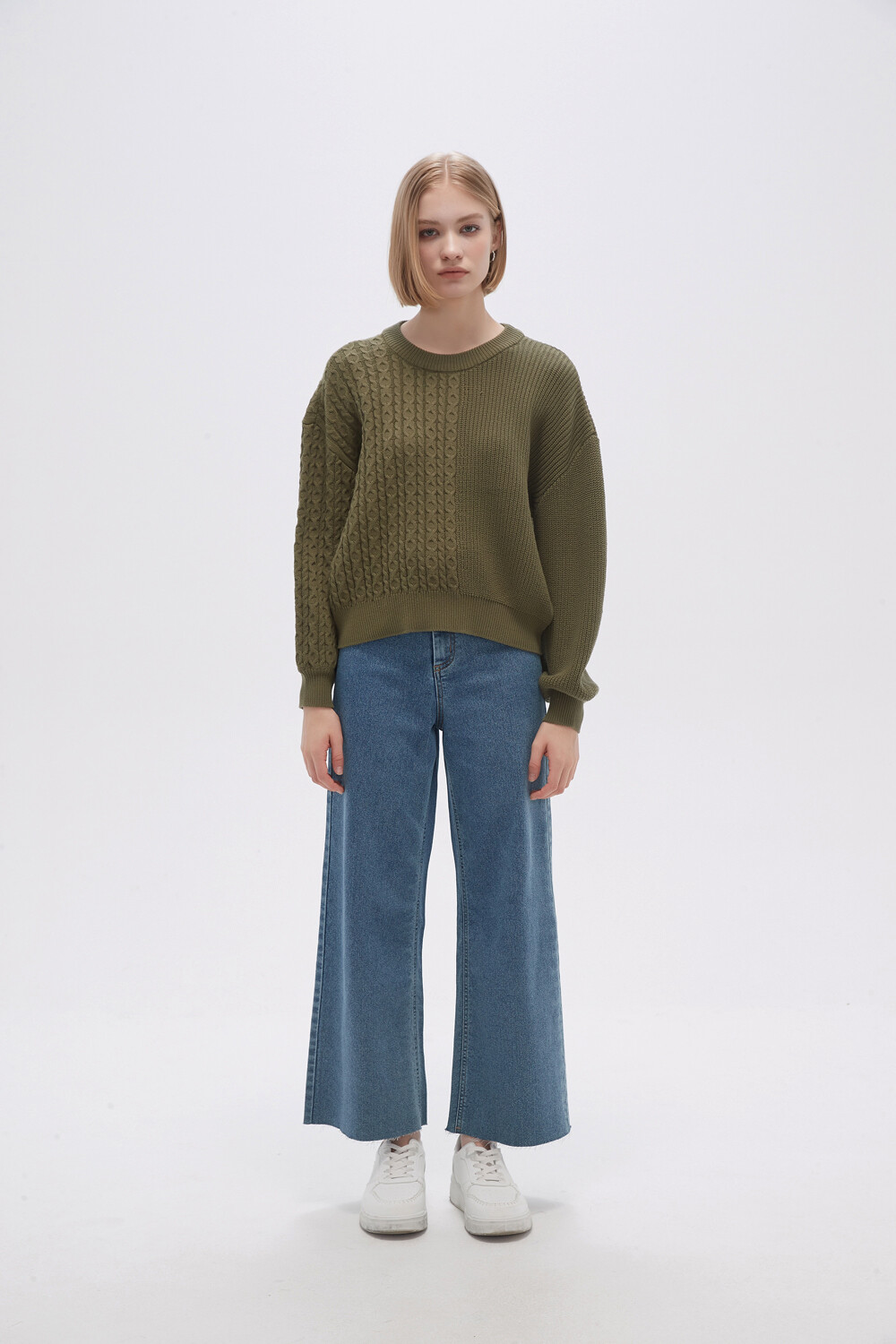 Sweater Ritmo Verde Oliva