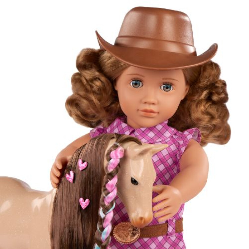 MUÑECA c/POTRO p/PEINAR - CALLIE - OUR GENERATION Muñeca C/potro P/peinar - Callie - Our Generation