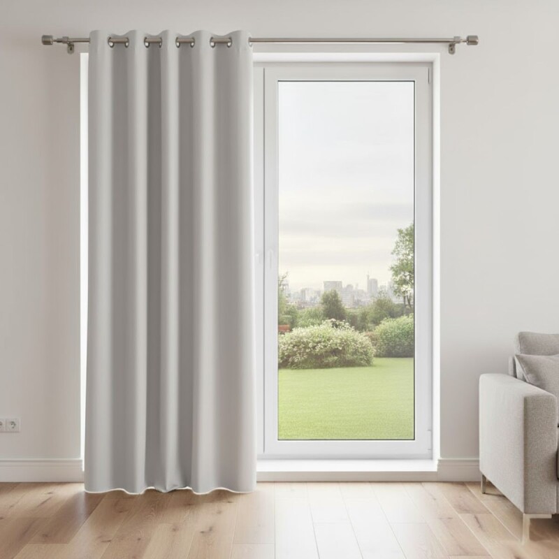 Cortina 100% Blackout 1 paño 135 x 230 BLANCO