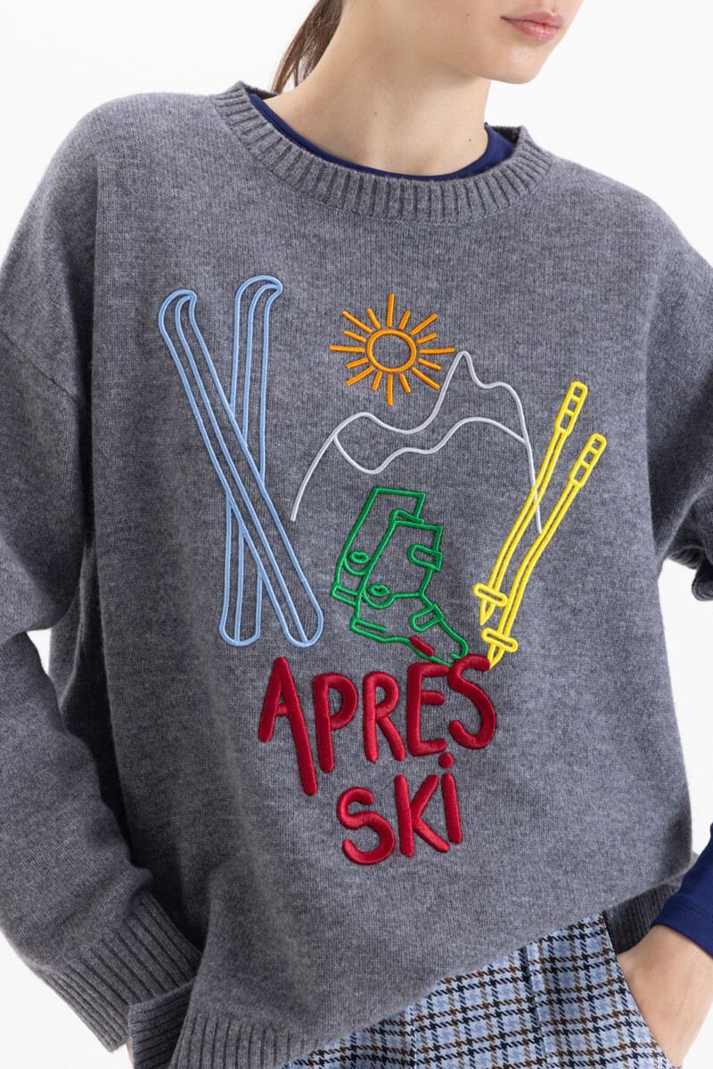 SWEATER APRES SKI Gris