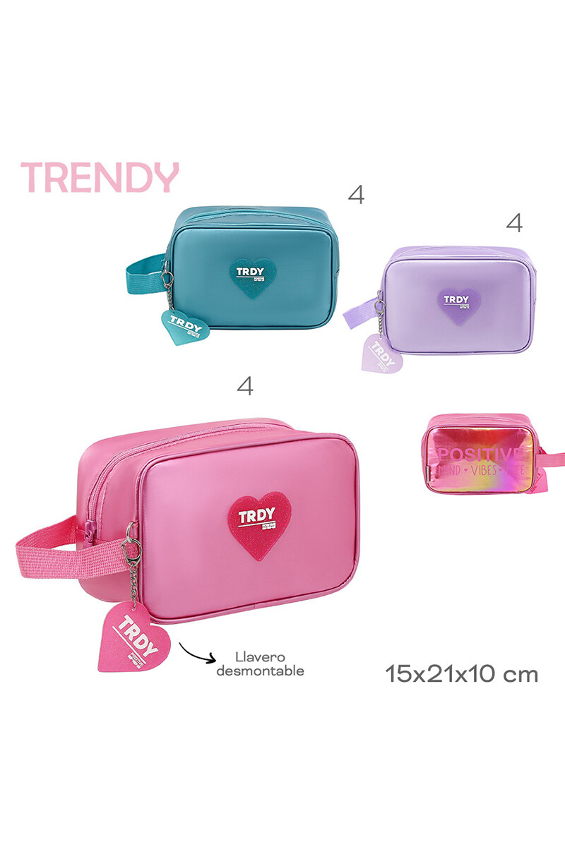 Cartuchera Trendy Rosado