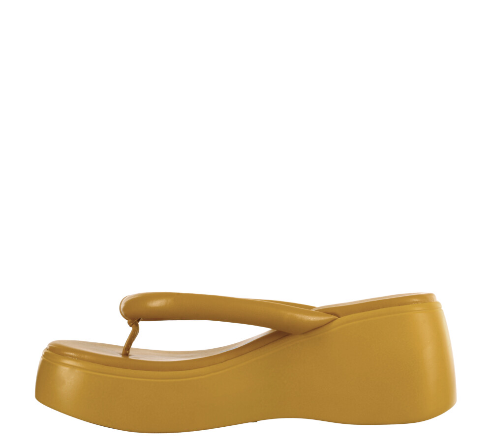 Sandalia PALAWAN con plataforma Yellow