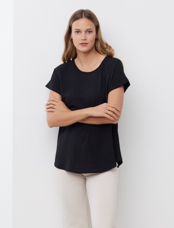 Blusa Solid NEGRO