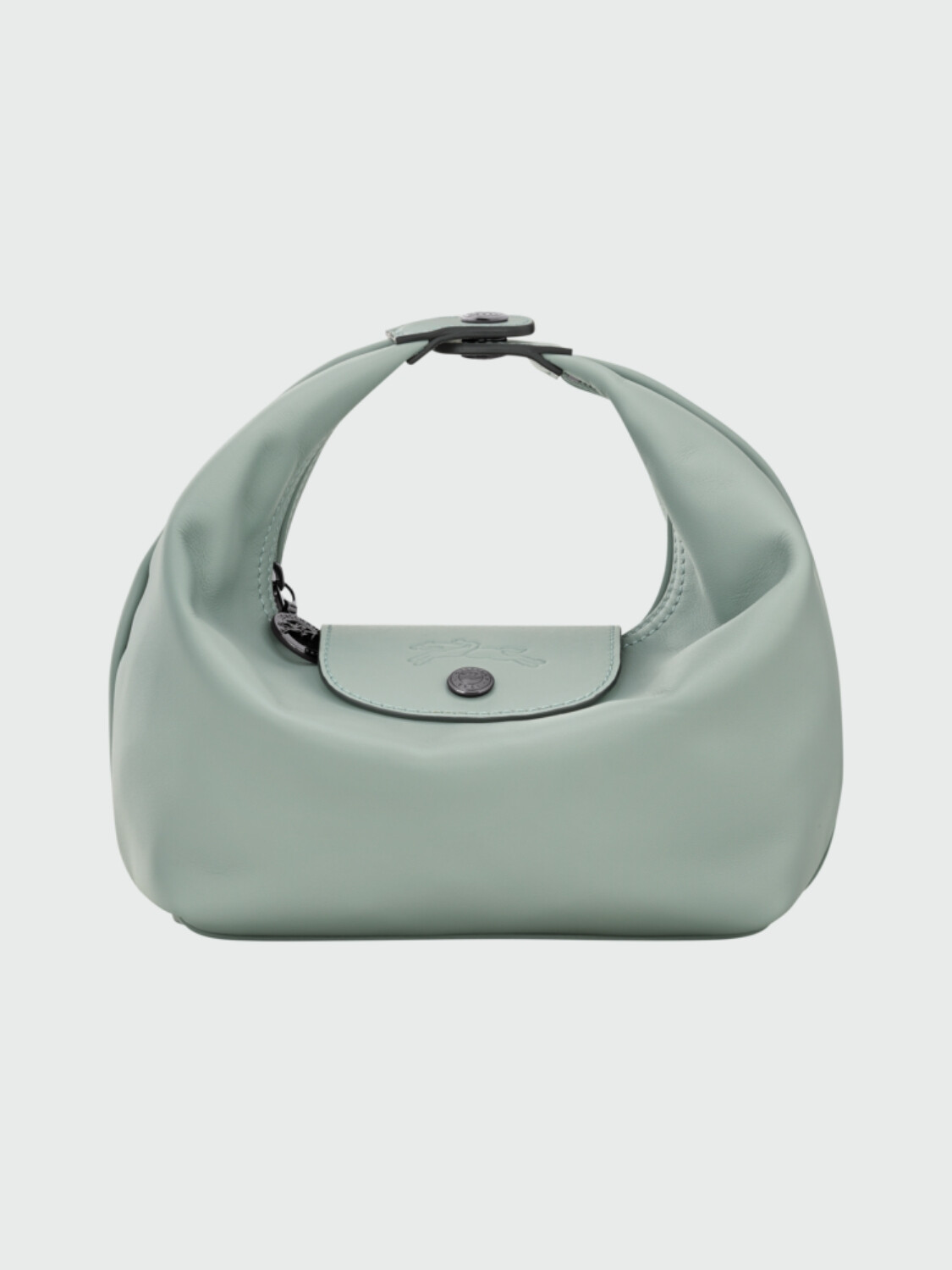 Longchamp - Cartera de cuero, le Pliage Xtra Aguamarina claro