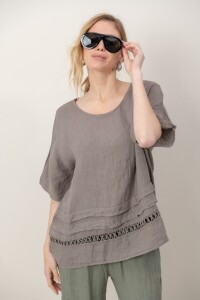 BLUSA ZEMYNA Visón