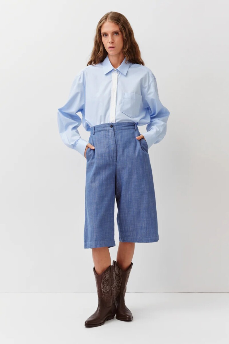 CAMISA CAMELA Celeste