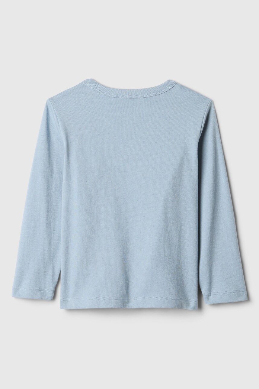 Remera Gráfico Manga Larga Toddler Niño New England Sky