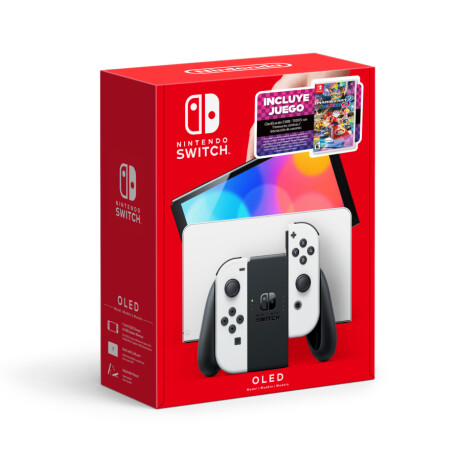 Nintendo Switch OLED + Mariokart 8 Deluxe físico Nintendo Switch OLED + Mariokart 8 Deluxe físico