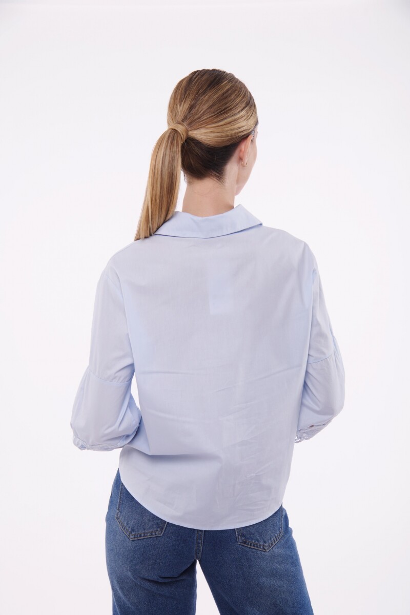 BLUSA DOHA CELESTE