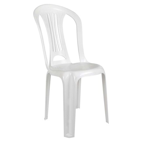 Silla Plástica Mor sin Apoya Brazos BLANCO