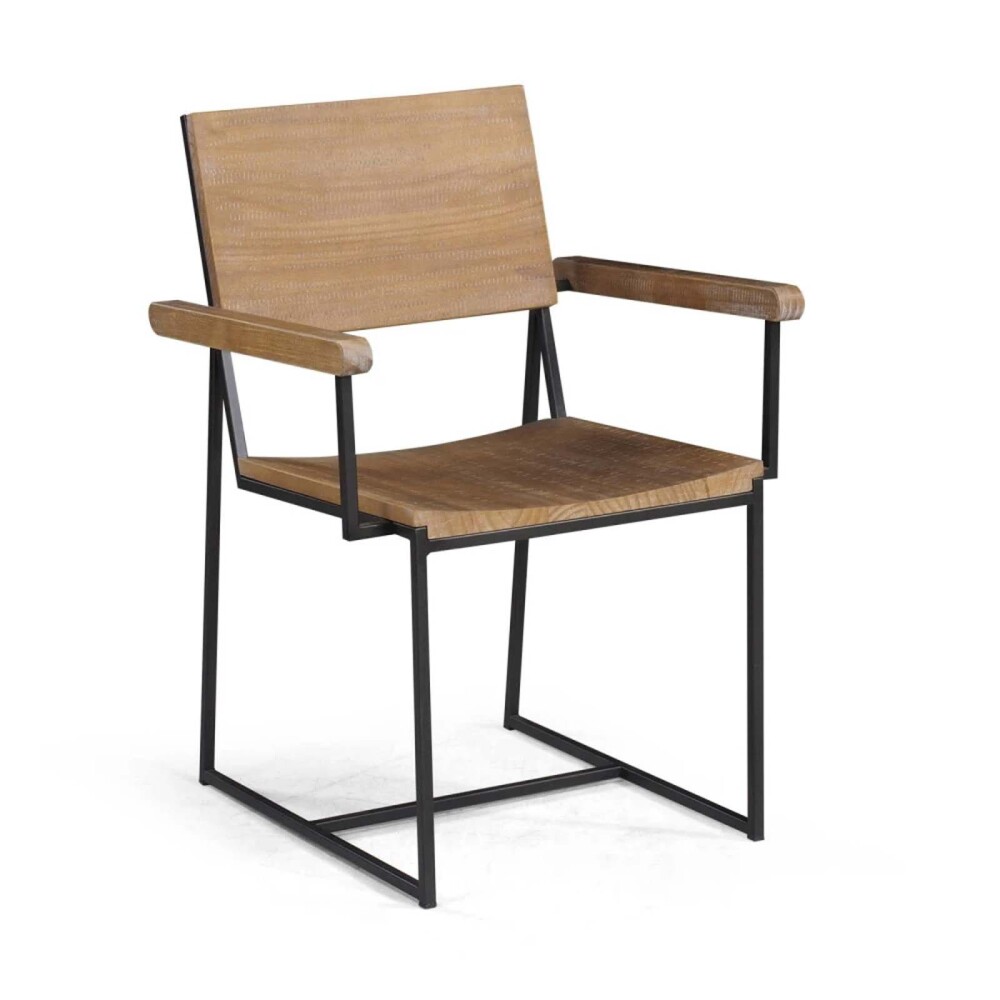 SILLA NATURAL/BEIGE MADERA BAXTER