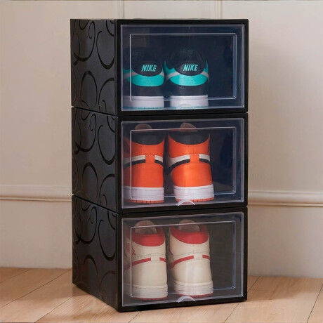 Set X8 Cajas Organizadoras Calzado Exhibidor Zapatera Set X8 Cajas Organizadoras Calzado Exhibidor Zapatera