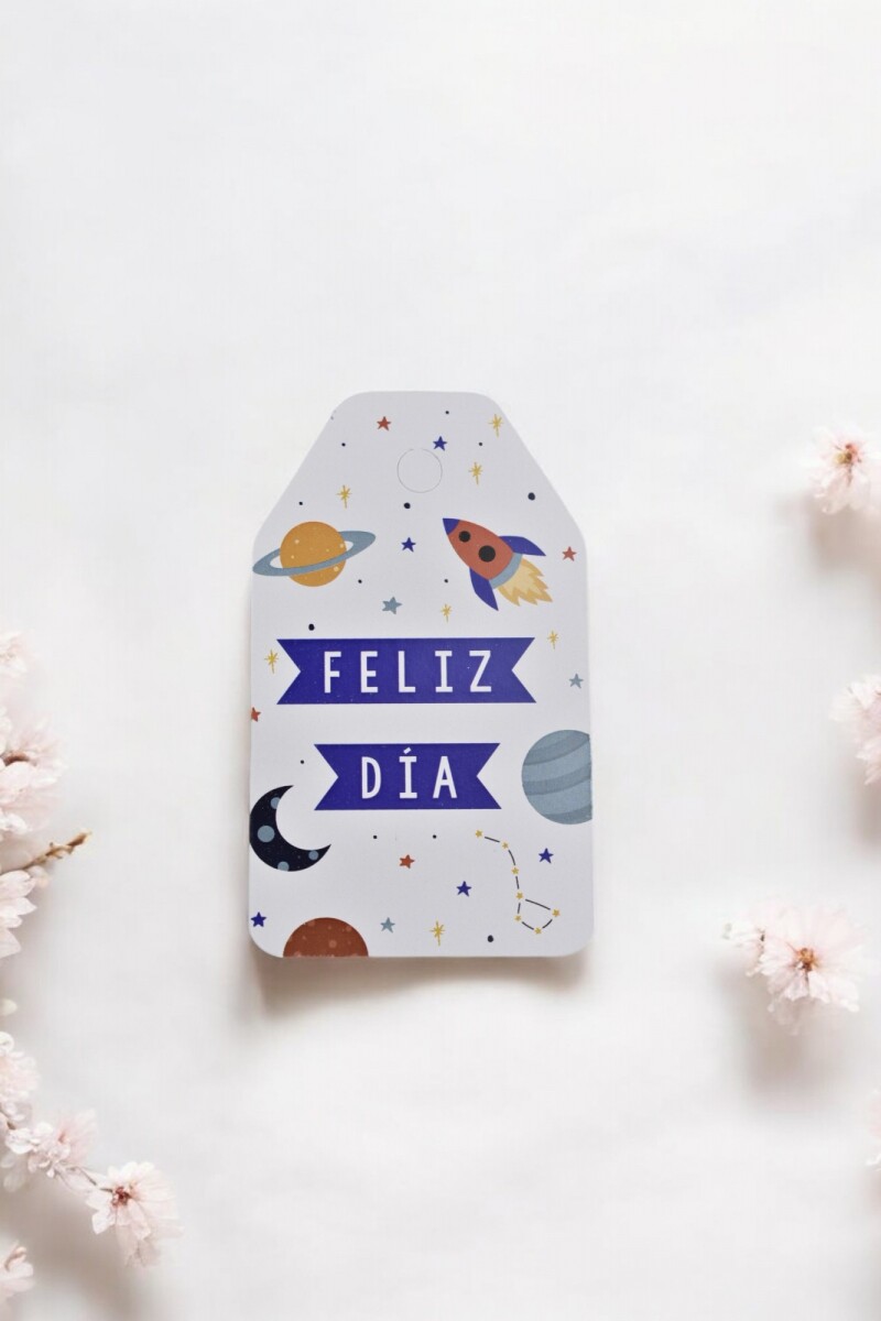 Tag feliz día 5x8,5. - DISEÑO 3 