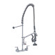 GRIFERIA GRIFO COCINA PARED BIMANDO BRILLO CROMO PULL DOWN CROMO