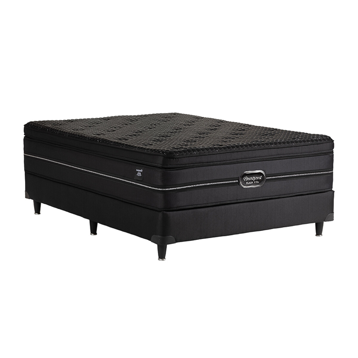 Sommier Simmons Beautyrest Black Firm - 1.40 x 1.90 2 Plazas 