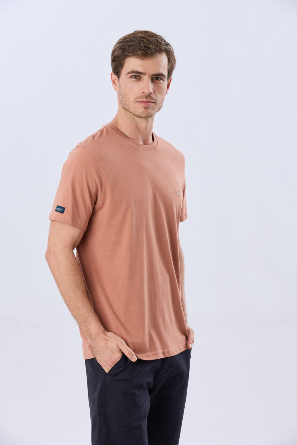 REMERA BÁSICA DE ALGODÓN Terracota