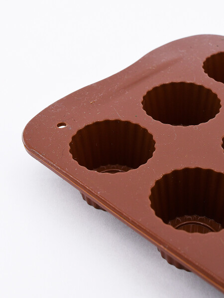 MOLDE PARA CHOCOLATES DE SILICONA MARRON