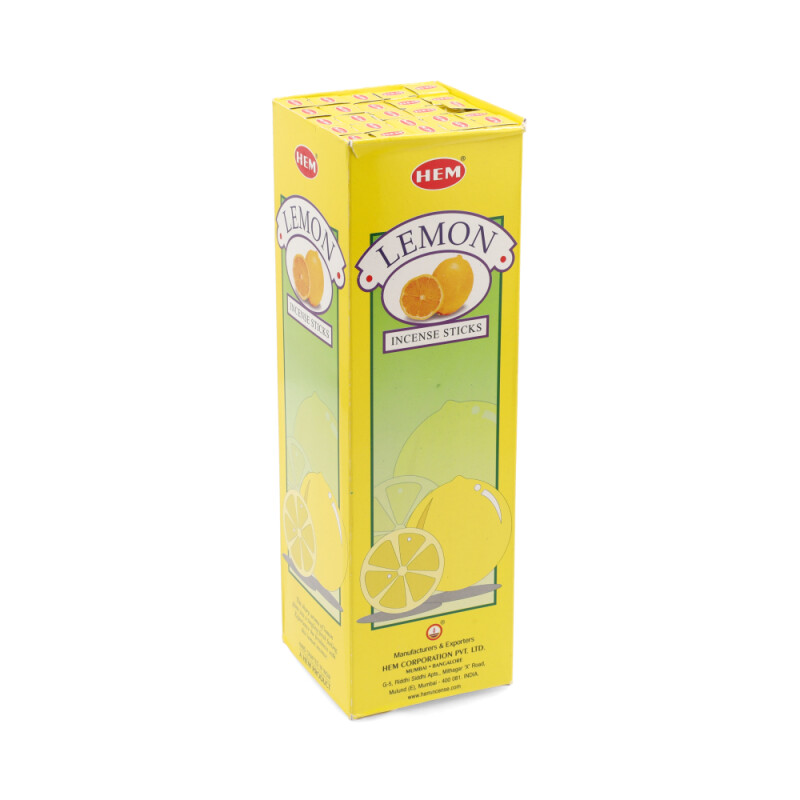 INCIENSO HEM CAJA CARBÓN X25 Limón