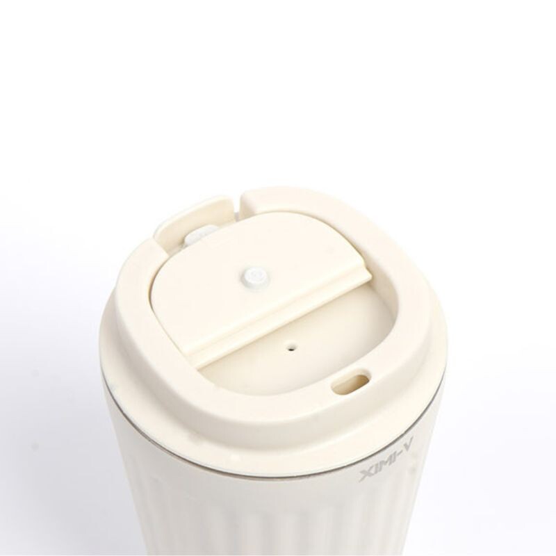 Vaso Térmico De Café A Rayas - Beige - 500ml Vaso Térmico De Café A Rayas - Beige - 500ml