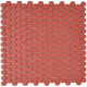 Mosaico Rectangular Rojo Mate 32 X 29 Cm Diametro 2 Cm