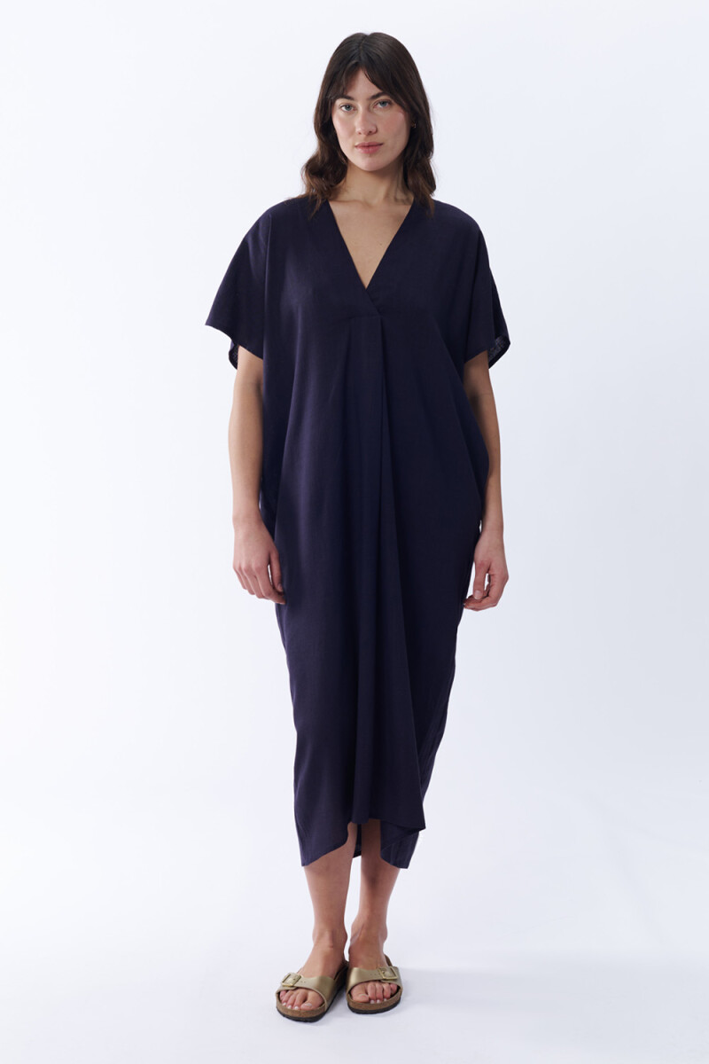 Vestido oversize Azul Marino